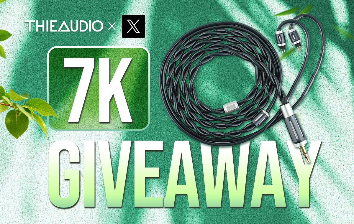 🍃 THIEAUDIO 7K FOLLOWERS GIVEAWAY 🍃

🎁 1 × THIEAUDIO Elitenoir V2

📅 Mar 10 – Mar 20

How to enter:
1️⃣ Like &amp; RT
2️⃣ Follow 
<a href="/thieaudio/">Thieaudio</a>
 
3️⃣ Comment: Which IEM would you pair with the Elitenoir V2? 

🏆 The winner will be randomly selected and announced after Mar 20. Good Luck