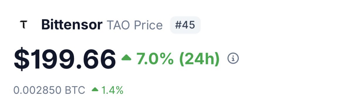 TalkingTensor's tweet photo. Imagine selling the Bitcoin of AI before the 2026 altseason

“Because we are going to $80…” 

Bull run is starting, it’s been a long wait.
🚀

$TAO https://t.co/p3x3w0yasb