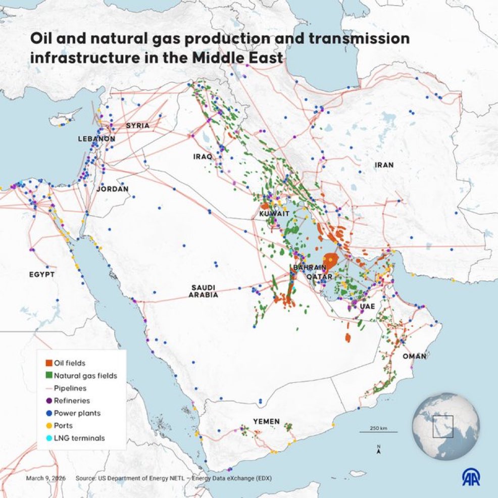 Interesting in this picture posted by Anadolu Ajansı you can see the Iranian section of the Iran - Pakistan gas pipeline completed all the way to the border with Pakistan. What a missed opportunity by Pakistan.