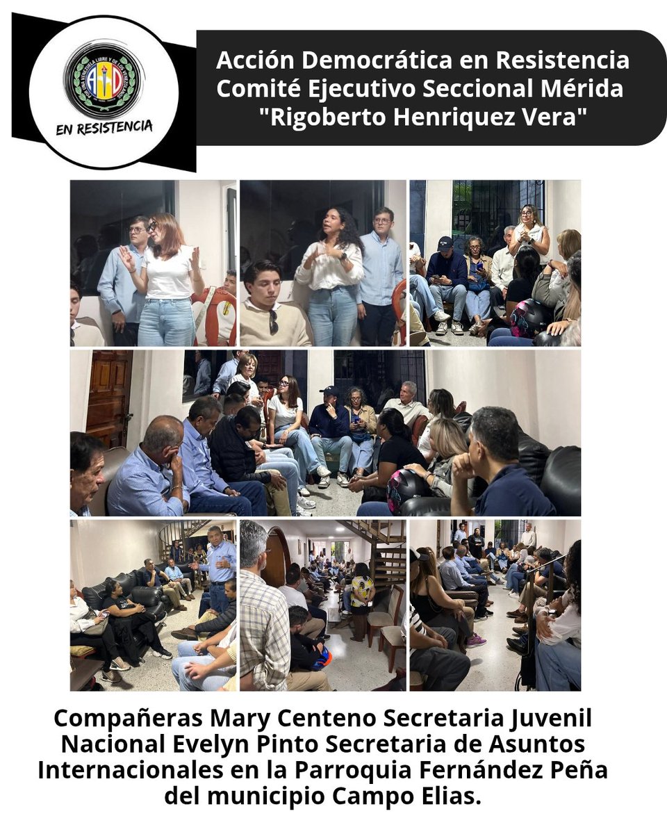 #Hoy contamos con la presencia de nuestras compañeras <a href="/MaryCentenoL/">Marysabel Centeno Linares</a> y  <a href="/EvelynPintoD/">Evelyn Pinto</a> miembros de la Dirección Nacional en Ejido.