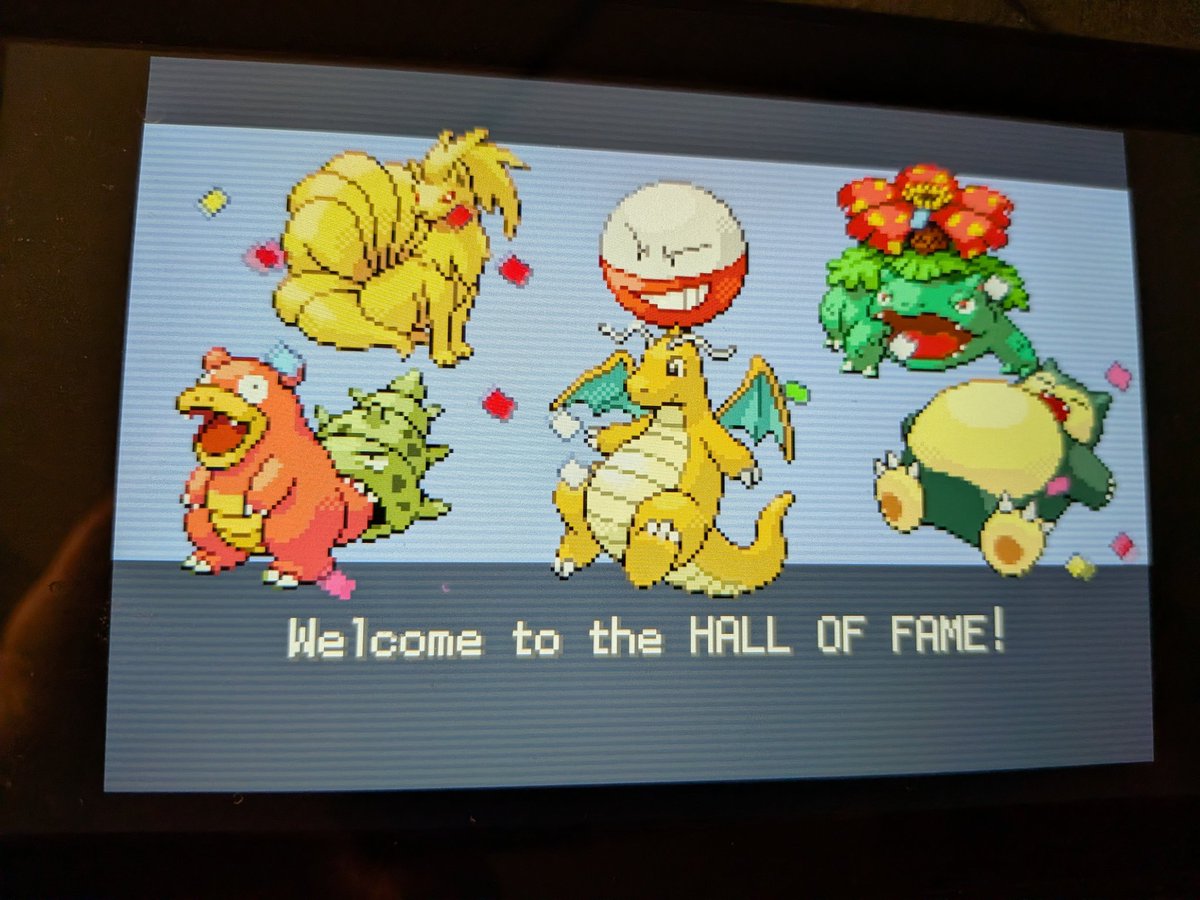 bdmanning_'s tweet photo. Hall of Fame for Leaf Green. So fun to play this again. #frlg https://t.co/OwIfXv8GwF