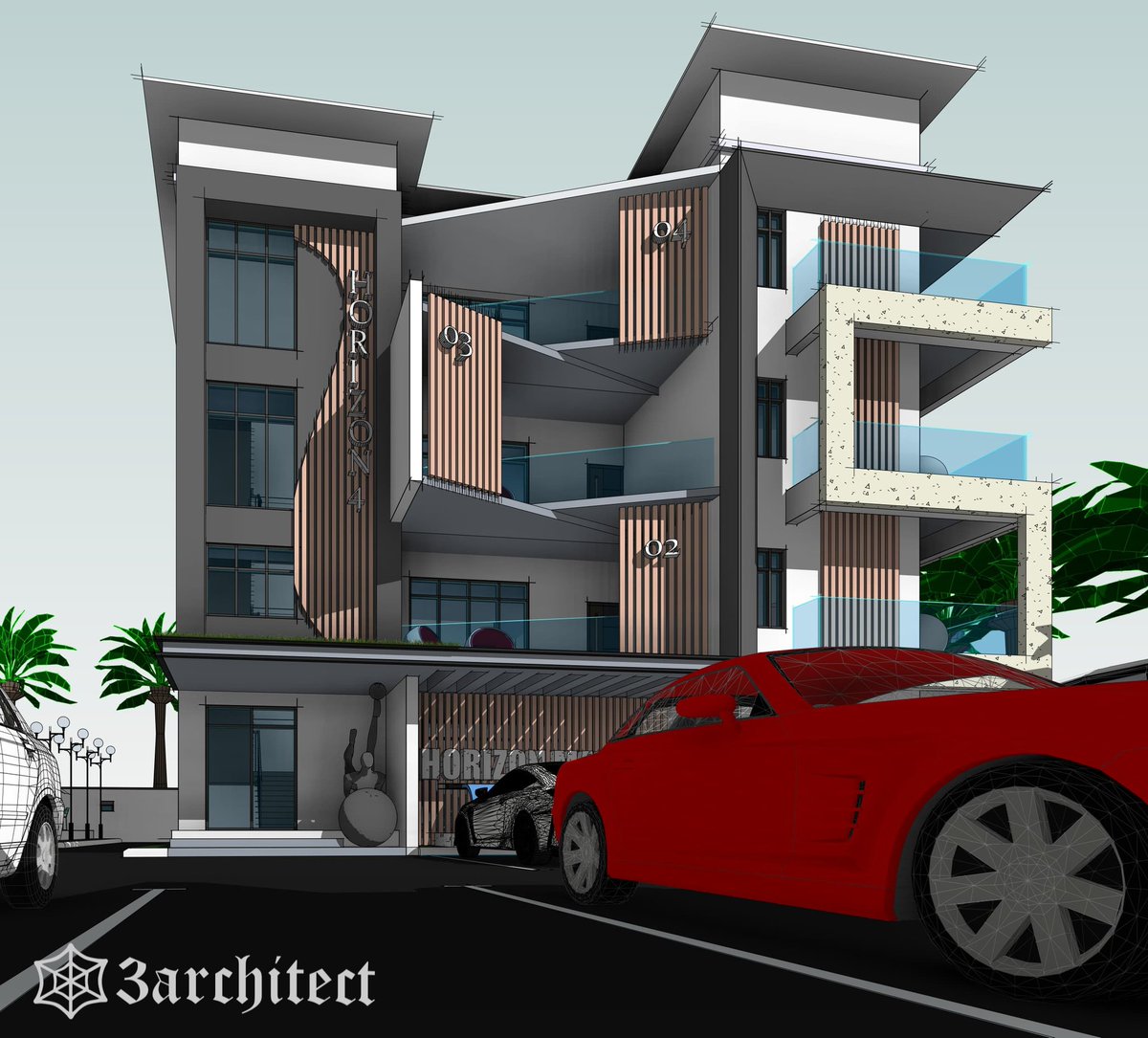 _iamgr3gry's tweet image. 🕸️·  HORIZON 4: The reimagining.

#architecture #revit #design #apartments #residential #archivisuals