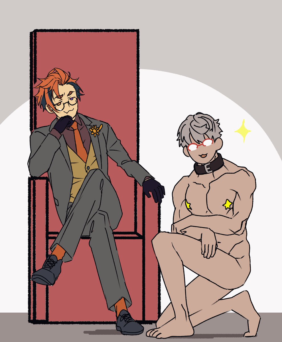 〜裸首輪ペット🍕さん、🍷さんを添えて〜