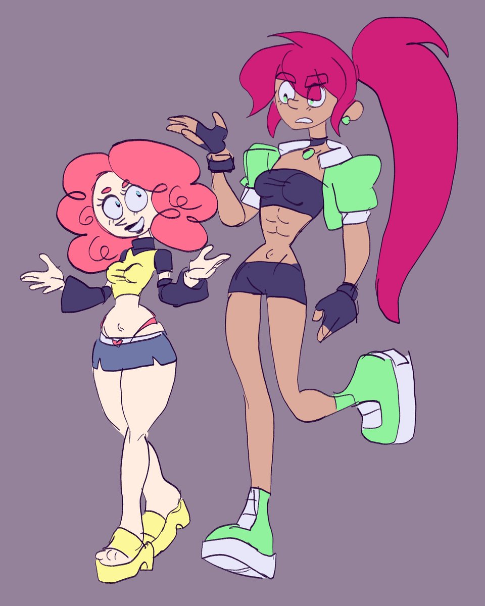 dibuje a mis monas en el estilo de les nombrils porque no tengo imaginación