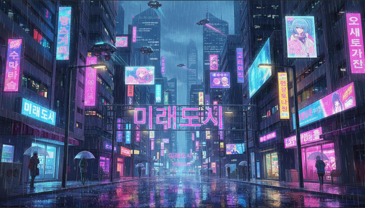 AI로 생성한 미래도시