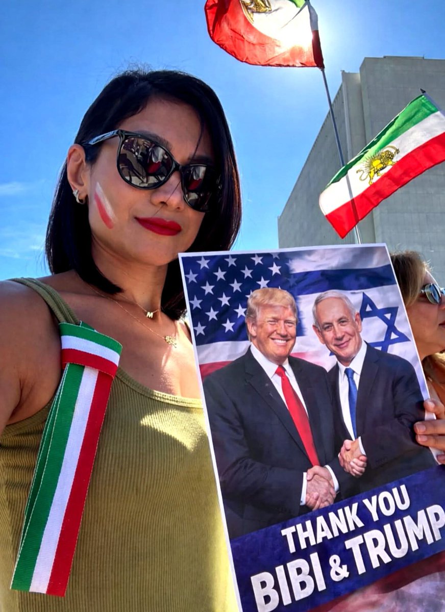 Iranian women support Trump and Netanyahu. 

Now you clear your stand
DO YOU SUPPORT or Not?