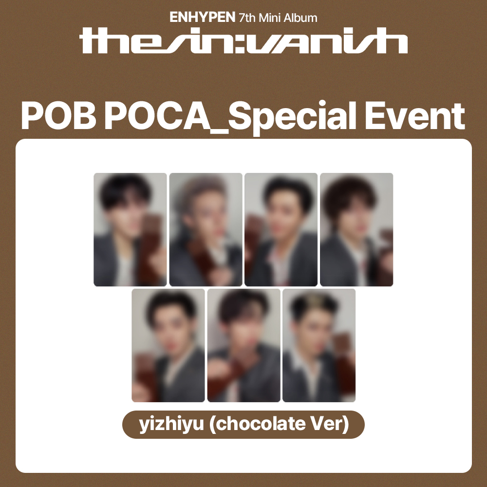 ✨ENHYPEN 7th Mini Album ' THE SIN : VANISH ' yizhiyu SPECIAL