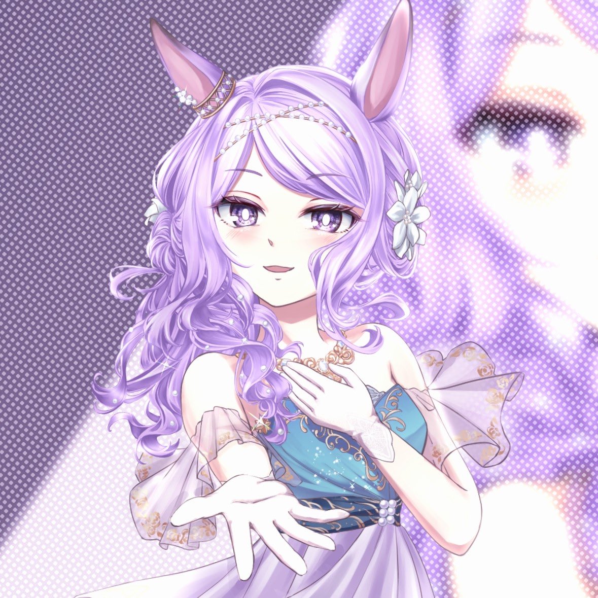 mcqueenkopa_801's tweet photo. アイコン変わったよ💖
大好きなマックイーンちゃんのドロワ衣装というウマ娘未プレイなら少ない素材で頑張ってくれました✨✨✨
師匠(@beryui_illust )に感謝🙇 https://t.co/QKqF14XpL3