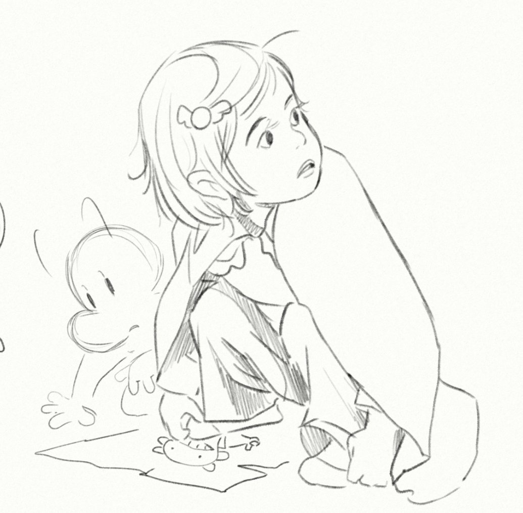 DenskJon's tweet photo. my 2 year old dresses as thorn and hangs out with fone bone in her free time. Does she know bone character and lore than my own characters, film and comics? i dont wanna talk about it lol #drawing #bone #bonecomic https://t.co/Pxzn1VD3qO
