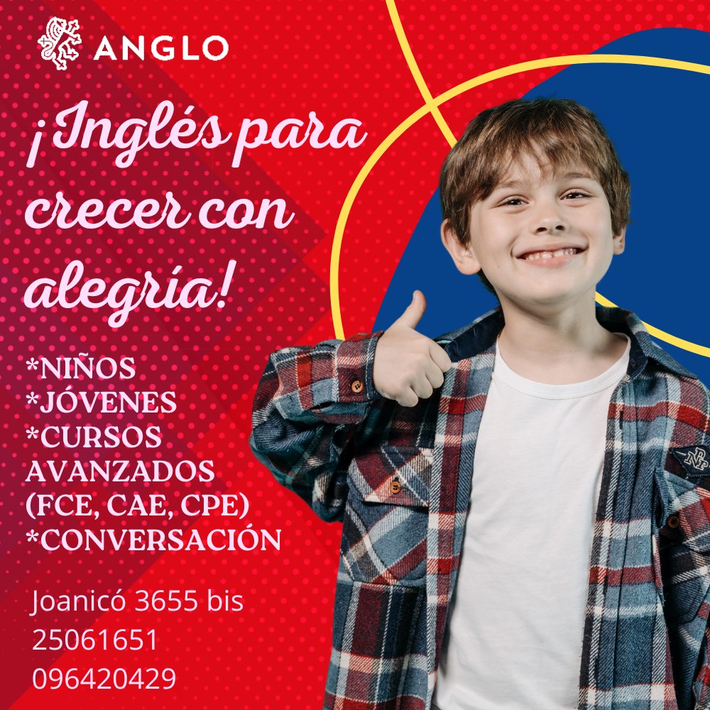 AngloUnion's tweet photo. Canciones, juegos, videos y mucho más son parte de nuestros cursos. ¡Te esperamos!! Estamos en Joanico 3655 bis casi Comercio. 25061651 - 096420429
#anglounion #cursos2026 #cursos #inscripcionesabiertas #cambridge #examenescambridge https://t.co/PUGSpAllwN