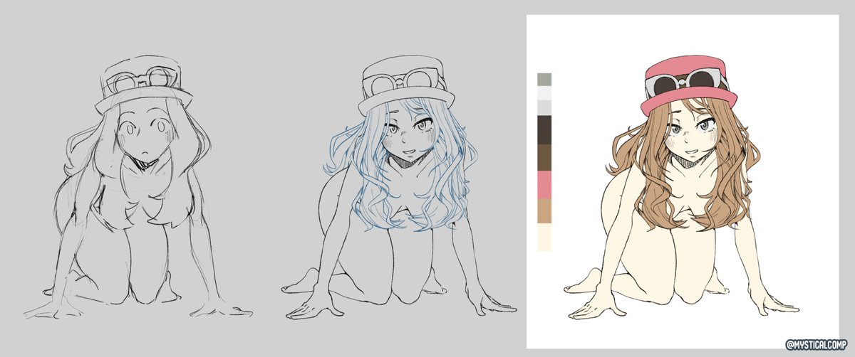 MysticalCompArt's tweet photo. Sneak peek at an upcoming Serena artwork 🦥 https://t.co/fqcaZyqRkW