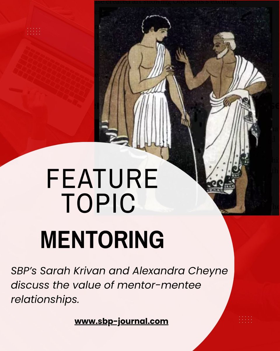 SBPJournal's tweet photo. This article written by our expert team delves into the origins of mentoring, and reviews research demonstrating how it supports learning, career development, and well‑being. Read more: https://t.co/tuZfPNgZ9V #mentoring #socialbehavior https://t.co/ukYPxxcyHs