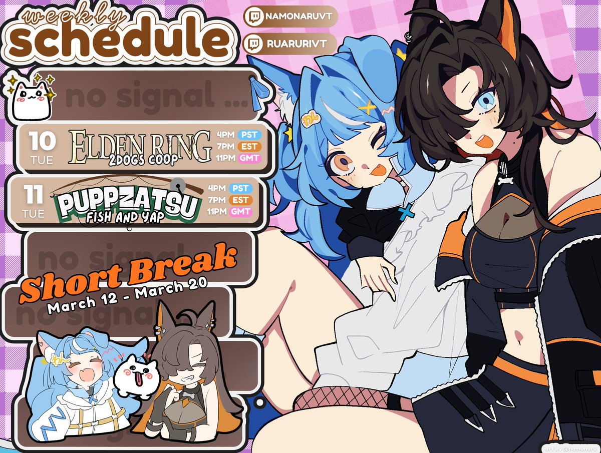 Nana & Ruru🐶🐶 | Duo Dog VTUBER tweet media