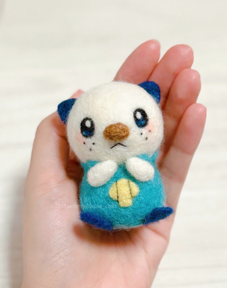 羊毛フェルトのミジュマル🩵
#ミジュマルの日