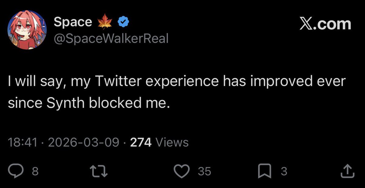 Syntheticus Humanitus tweet media