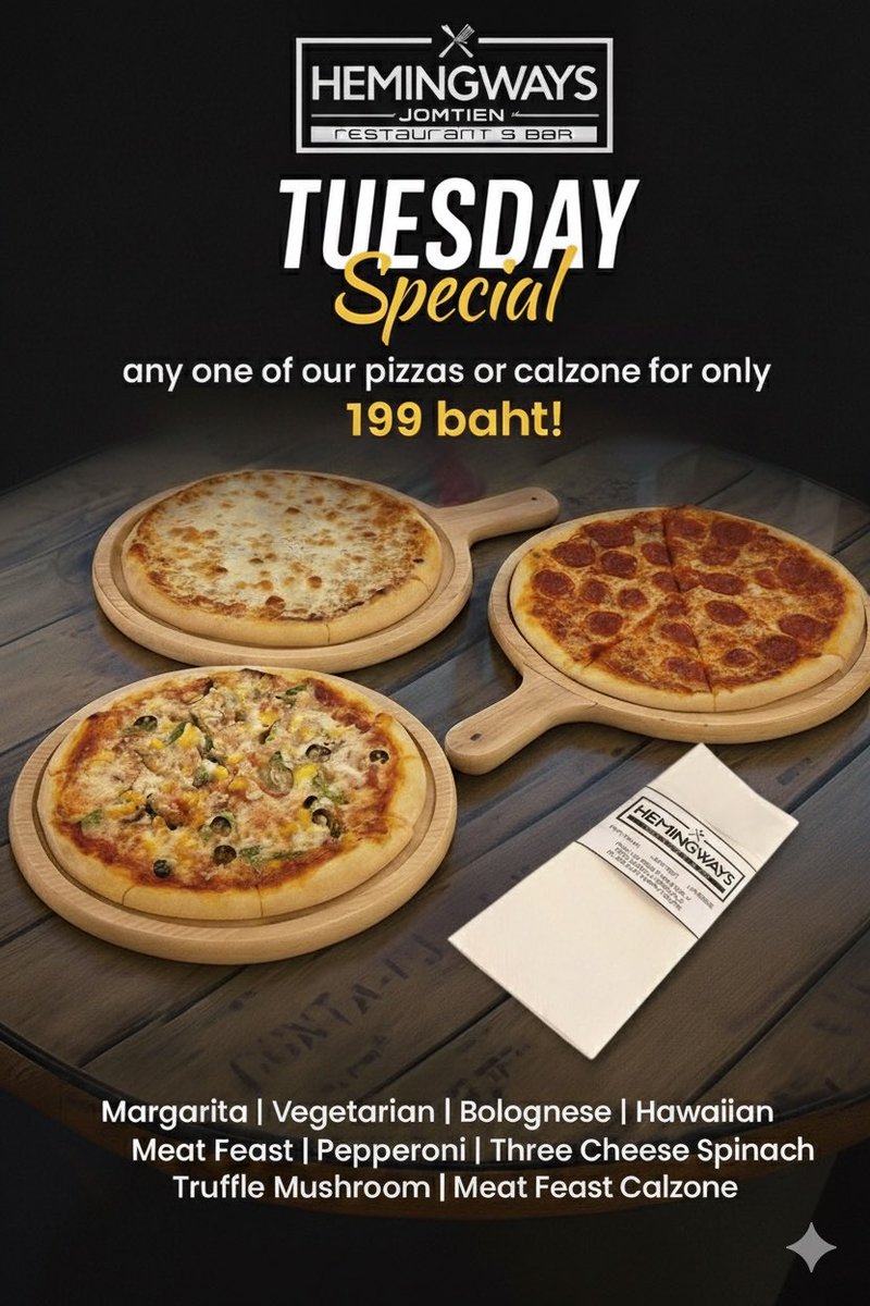 Hemingways • Jomtien tweet media