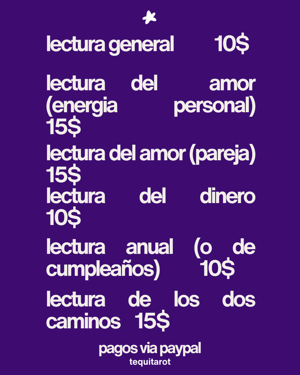 tequitarot | agenda abierta tweet media