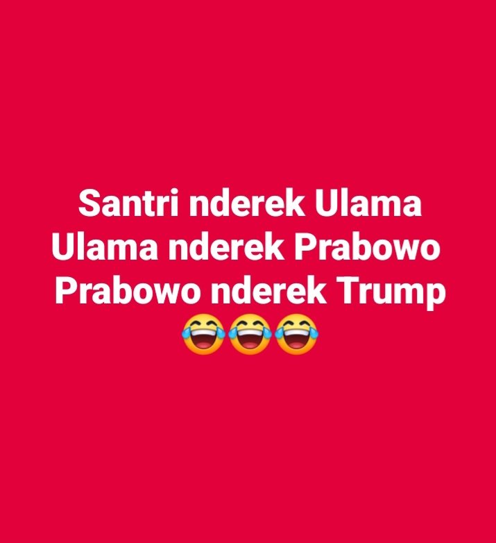 KatolikG's tweet photo. Iki piye Gus @NUgarislucu ?
Untung umat Kastulik nderek Gusti Yesus 🤭 https://t.co/Ih0vYEdOaF