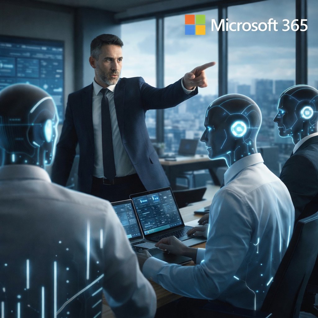 ORSLENbyRSL's tweet photo. @Microsoft is bringing AI employees to the workplace.

Yes, AI employees.

With the introduction of Microsoft 365 E7 and Agent 365, Microsoft is preparing organizations for a new operating model.

Soon companies may manage not just:

• Employees
• Applications
• Devices

But also:

• AI Agents.

Microsoft 365 E7 brings together:

• Microsoft 365 E5
• Microsoft Entra Suite
• Microsoft 365 Copilot
• Agent 365

In simple terms:

👤 Humans define the goal  
🤖 AI agents execute the work  
🔐 Platforms enforce governance & security  

Apps → Assistants → Autonomous Agents.

The workplace is evolving into a Human-Led, Agent-Operated Enterprise.

Follow @ORSLEN for more such updates.

#AI #Microsoft365 #FutureOfWork #Copilot #Microsoft #ORSLEN #E7