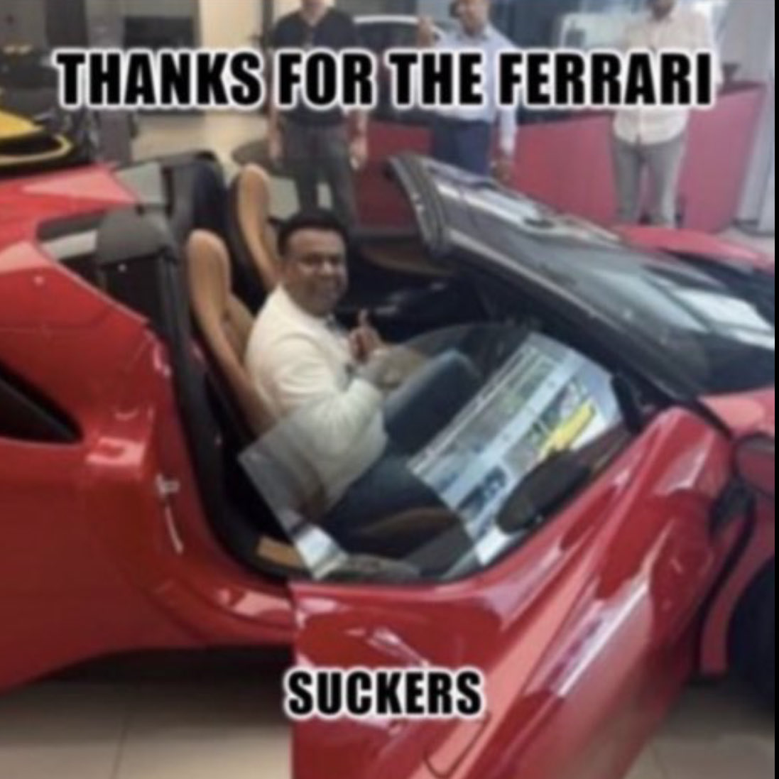 333Xrp's tweet photo. @jay880101 @VenomousInsect @Anish_tweeets Everyone on X knows $WCO is a scam and @Anish_tweeets is a conman who stole $52 million dollars from investors 
@winitylife rebrand 3.0
@WChainNetwork rebrand 2.0
@WadzPay original scam
King anish bought his Ferrari with his pretend hack $52 million dollars https://t.co/HGzOFEovsS
