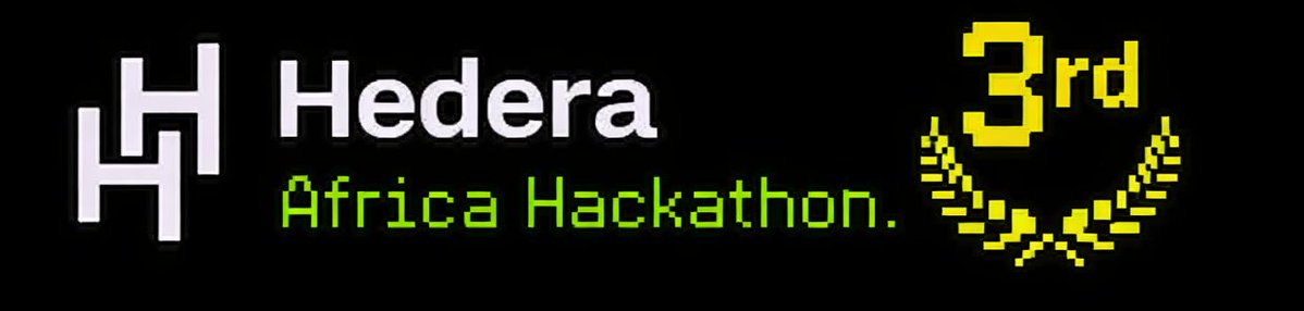 We’re excited to share that we placed 3rd in Immersive Experiences at the Hedera Africa Hackathon.

Big thanks to the Hedera team and community for the support.

As we move toward launching our products, we’d love for more people to follow along and help shape what comes next.