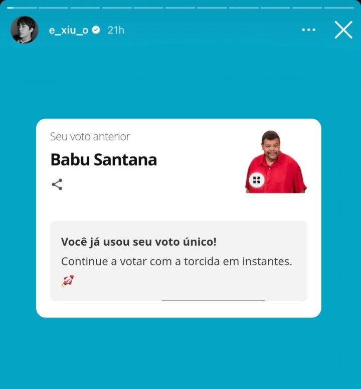 acervocbx's tweet photo. XIUMIN MANDOU AVISAR QUE É FORA BABU https://t.co/UpdsHrJzFX