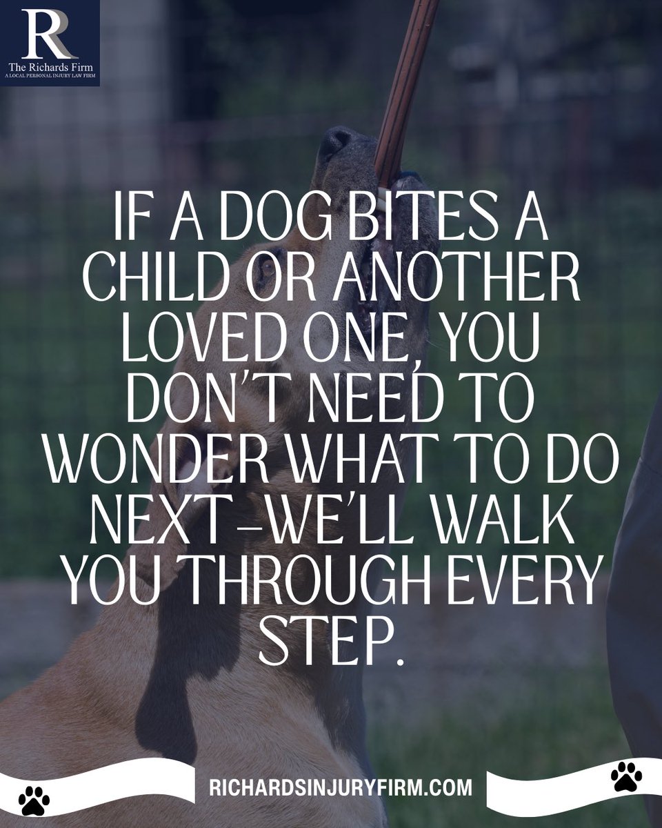 FirmRichards's tweet image. Give us a call for a free consultation if you’ve been attacked by a dog. 513-461-0084. #personalinjurylawyer #personalinjuryattorney #butlercountyohio #hamiltonohio