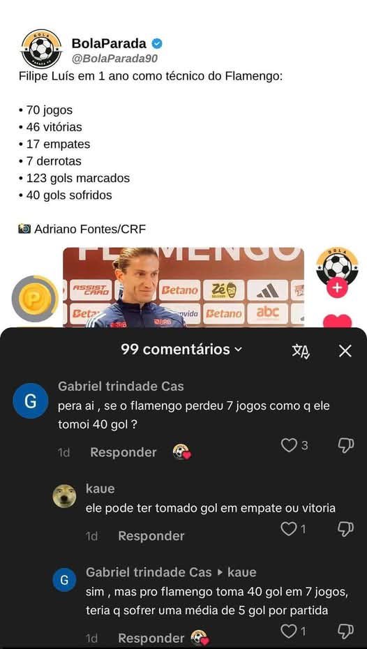 tragam a tabela de QI urgente, agora ninguém passa mais o mengão