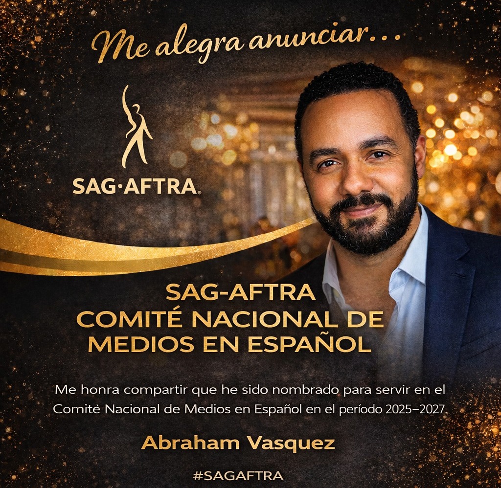 JJInsGroup's tweet photo. Me honra compartir que la Junta Nacional de SAG-AFTRA ha aprobado mi nombramiento para servir en el Comité Nacional de Medios en Español (2025–2027).
Agradecido por la oportunidad de representar a más de 160,000 miembros y abogar por los artistas de habla hispana.
#ActoresLatinos https://t.co/OC1VzuvJZ4