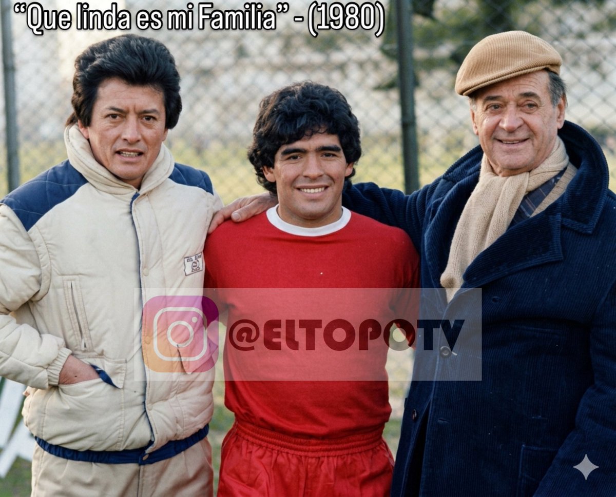 Pelicula “Que linda es mi familia” #palitoortega #diegomaradona #luissandrini