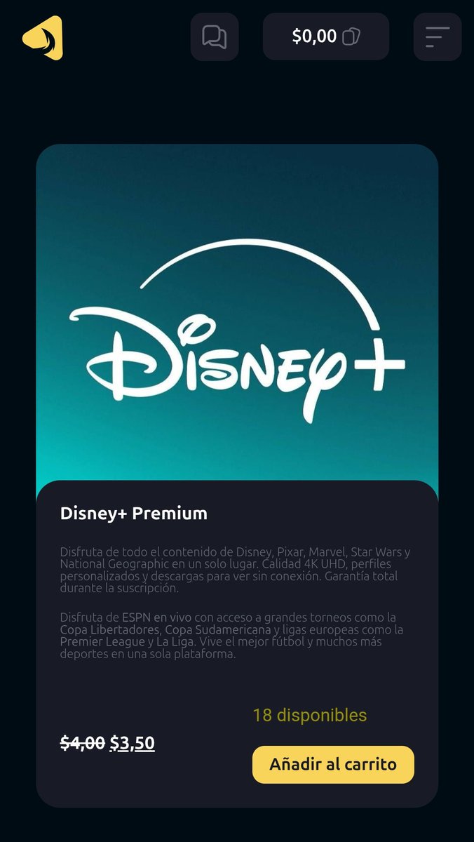 🔥Eventos importantes de mañana en Disney Premium🔥

✔️ Precio promocional por la página, precio regular a través de Wss o X

cuentasentretenimiento.com