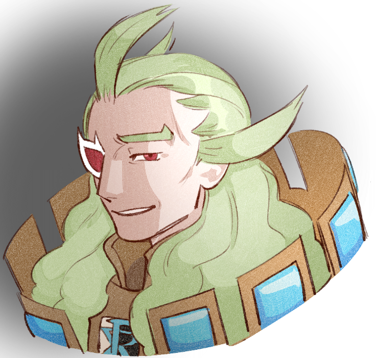 N_h0lic's tweet photo. hear me out on ghetsis with his hair completely down https://t.co/IbjOQxXO1C