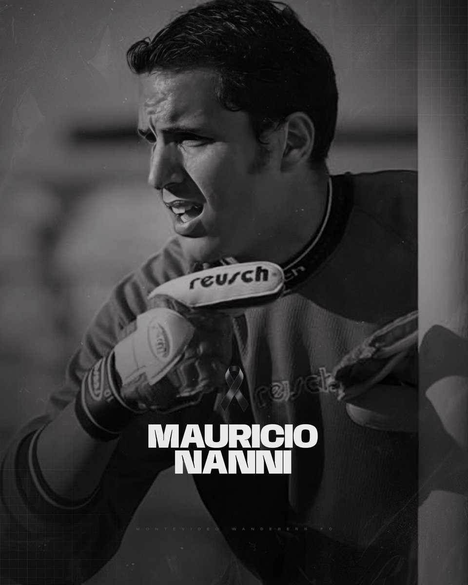 RodrigoRomano76's tweet photo. Falleció Mauricio Nanni. 46 años. Luchó y peleó contra el cáncer durante un largo tiempo. 

Fue golero de Wanderers, Villa Española, Cerrito y Defensor Sporting. Tuvo pasajes en el fútbol argentino, en Honduras y en el mercado español.

En el último tiempo estuvo al mando de la Gerencia Deportiva de Wanderers cuando ya estaba muy complicado con su salud.

Condolencias y mis respeto para su familia, amigos y a toda la gente de Wanderers.