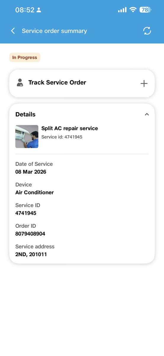 pavy1985's tweet photo. @RelianceDigital hi reaching out regarding RESQ service plan sold for 4 years warranty , however even after booking service no call received after 2 days https://t.co/cJabr1Kqu0