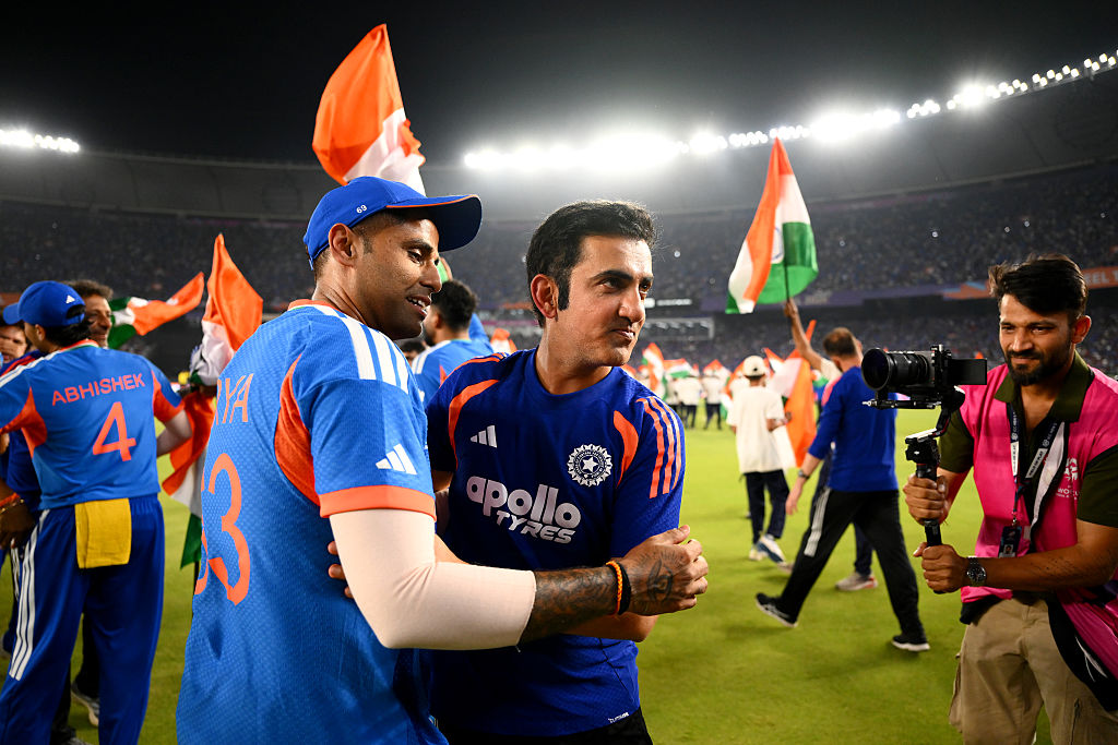 CricCrazyJohns's tweet photo. - Gambhir won IPL with Shreyas in 2024.
- Gambhir won CT with Rohit in 2025.
- Gambhir won T20 WC with Surya in 2026.
- Gambhir × Gill in ODI WC 2027. ⌛

GAUTAM GAMBHIR - A Born winner in White ball Cricket. 🥶 https://t.co/odZEq61rpf
