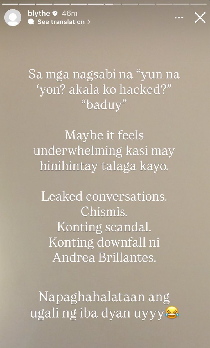 ramona stay clocking andrea brillantes’s bashers🤏🏼🤏🏼🤏🏼

we love women supporting women 🫶🏼