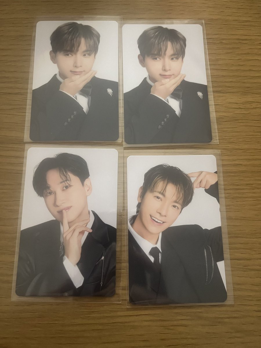 bb_ikon_sj_etc's tweet photo. 【交換】SUPERJUNIOR トレカ
コアラのマーチ、会場特典、EC特典

譲▶︎写真

求▶︎同種イトゥク、ヒチョル
※ヒチョル優先
会場特典▶︎3枚目👑、EC特典イトゥク▶︎手を乗せてない方

郵送での交換希望です📮
可能な方はお声掛け下さい。
#SUPERJUNIOR
#SUPERJUNIOR交換 https://t.co/yAg0R80cZO