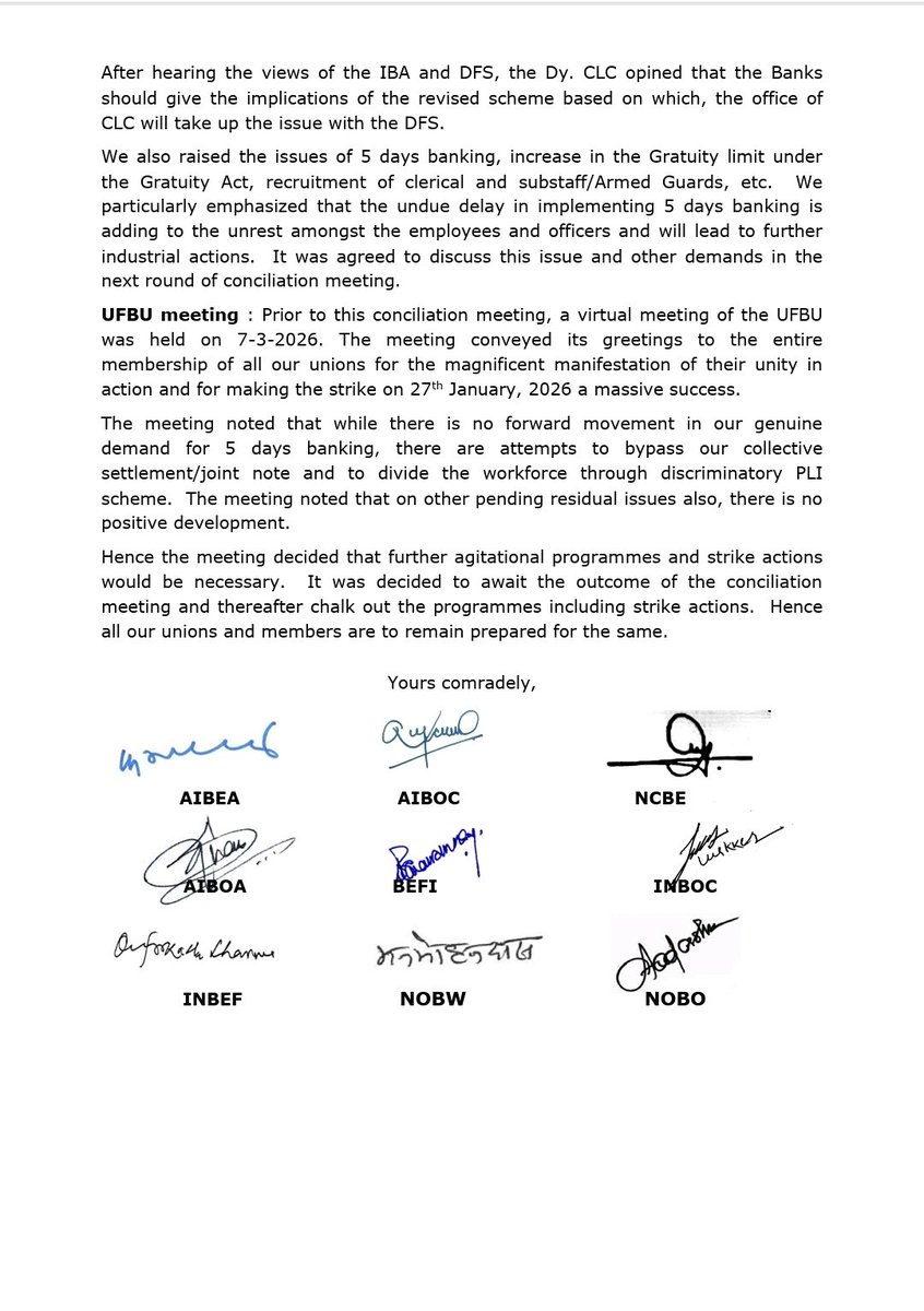 National Confederation of Bank Employees tweet media