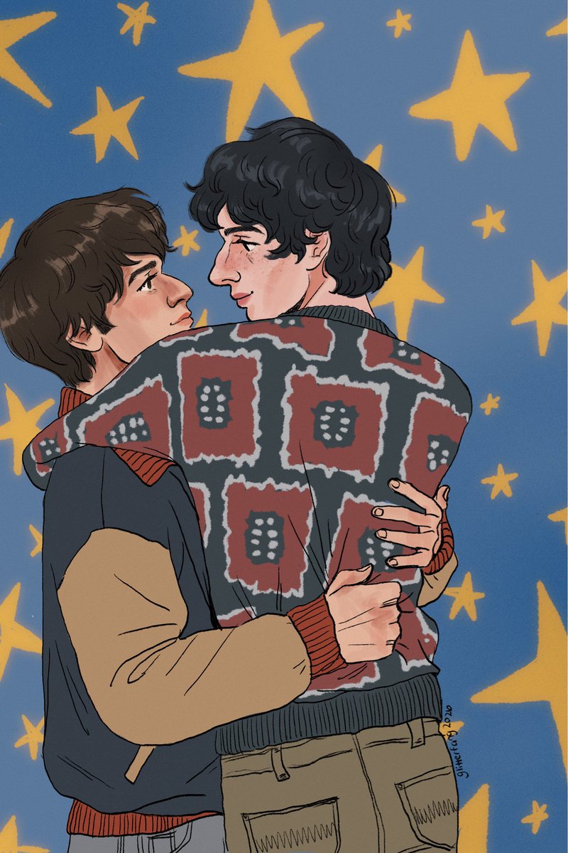 glitterfangart's tweet photo. they’re bfs #byler https://t.co/8EUVgT8M0w