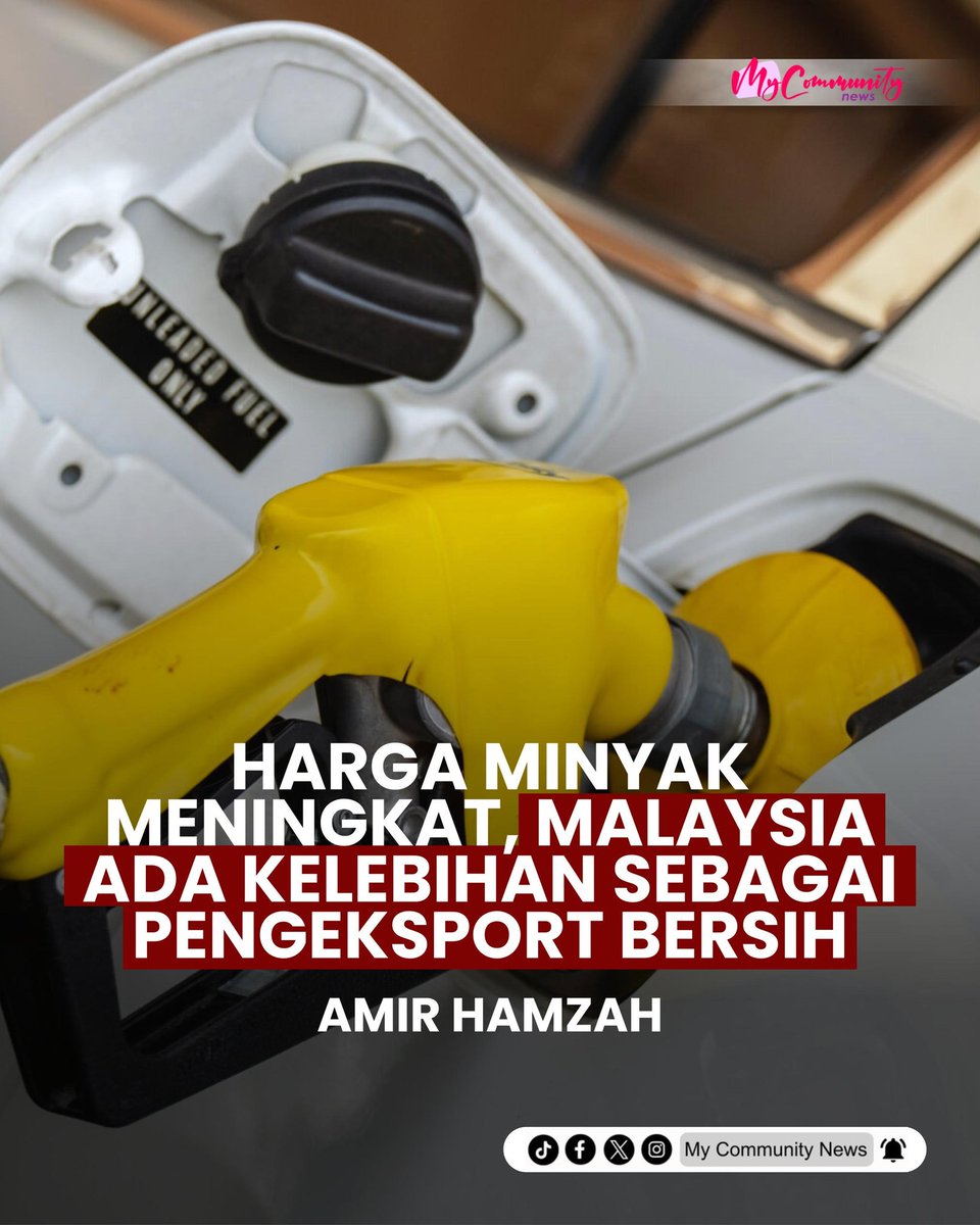 HARGA MINYAK MENINGKAT, MALAYSIA ADA KELEBIHAN SEBAGAI PENGEKSPORT BERSIH

Menteri Kewangan II, YB Datuk Seri Amir Hamzah Azizan, memaklumkan bahawa kedudukan Malaysia sebagai pengeksport bersih tenaga memberi kelebihan kepada negara dalam menghadapi ketidaktentuan harga tenaga