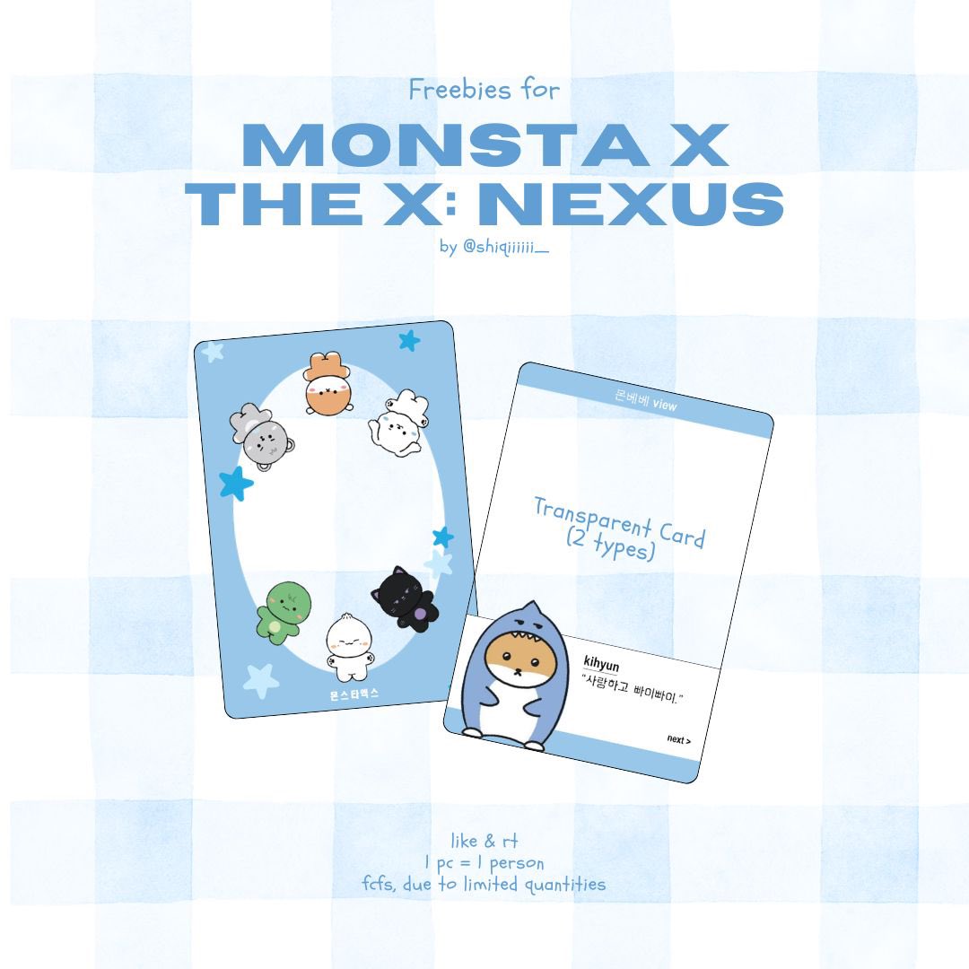 shiqiiiii_'s tweet photo. Freebies for #MONSTAXinKL by @shiqiiiii_ 

📍: Mega Star Arena
🗓️: 28 March 2026
🕘: tba (will update soon)

Like &amp; rt to claim^^
For trades u can get all, feel free to dm! (Limited slots only, pls read the rules)

#MONSTAX #MONSTAXinKL #MONSTAX_THEX_NEXUS_KL
#MONSTAX_THEX_NEXUS https://t.co/H8FAR6bdKR