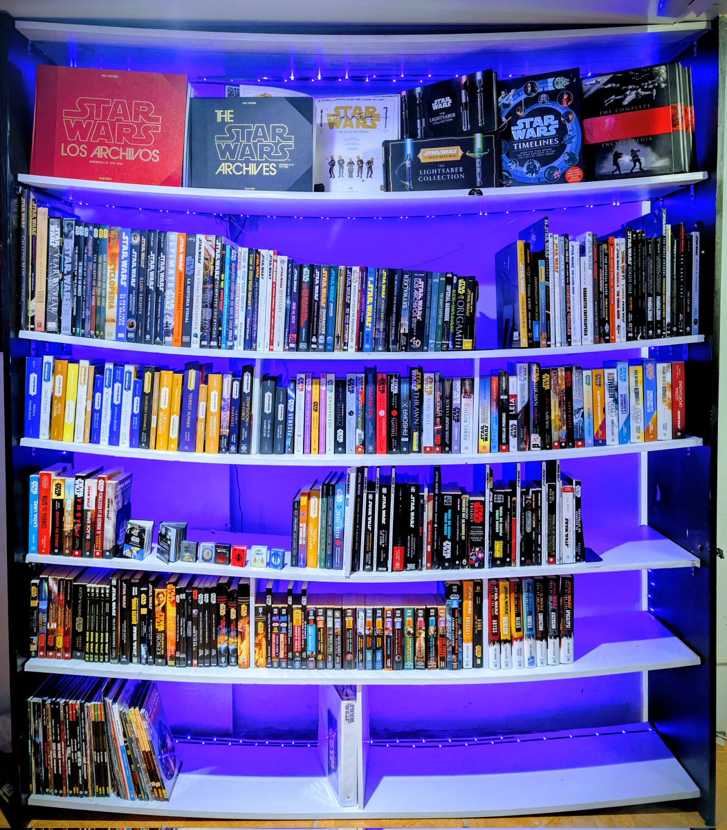wilfred_com's tweet photo. Mi biblioteca #starwars (#bibliotecastarwars)
#starwarslibray 😍

https://t.co/T8jqqVrsSE https://t.co/zYvHuVZrmC