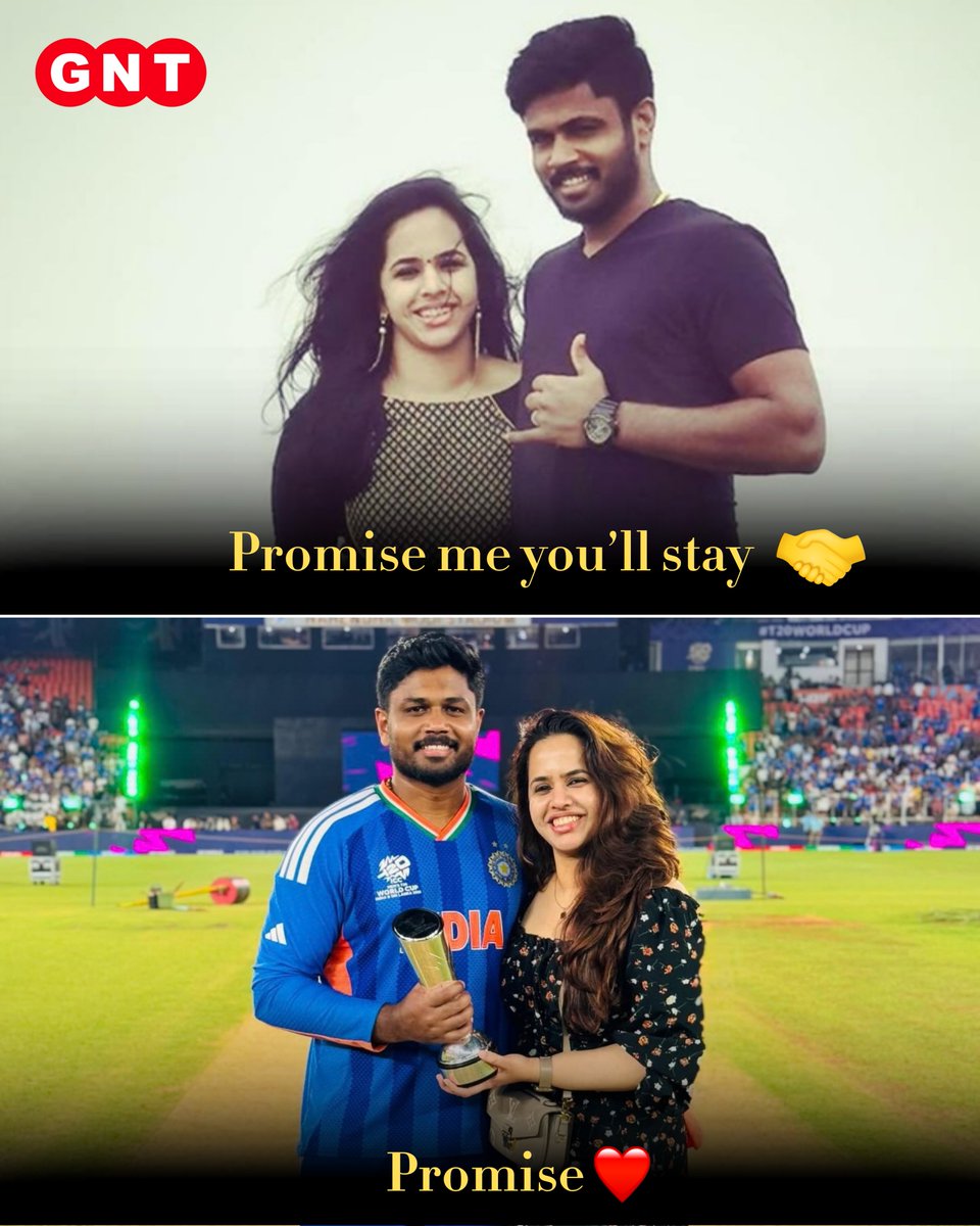 GoodNewsToday's tweet photo. Promise me you’ll stay
Promise
#SanjuSamson #JaspritBumrah #AksharPatel #SuryaKumarYadav #CoupleGoals https://t.co/Jj0eRvgysu