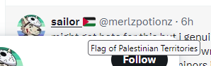 JoJoFurrygamers's tweet photo. @merlzpotionz says the guy with the palatine flag... #supportjews #supportisrael https://t.co/rtkT1BhxEN