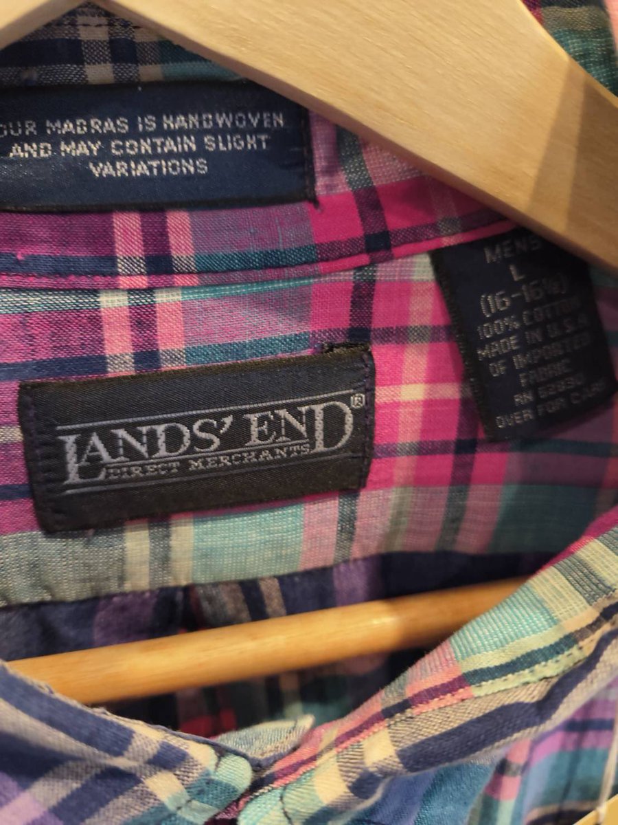 Lucky_Virus_'s tweet photo. NEWアイテム✨

【1970s~LANDS'END】
B/D COTTON SHIRT
MADE IN USA
Size:L https://t.co/Qe5PDWinyH