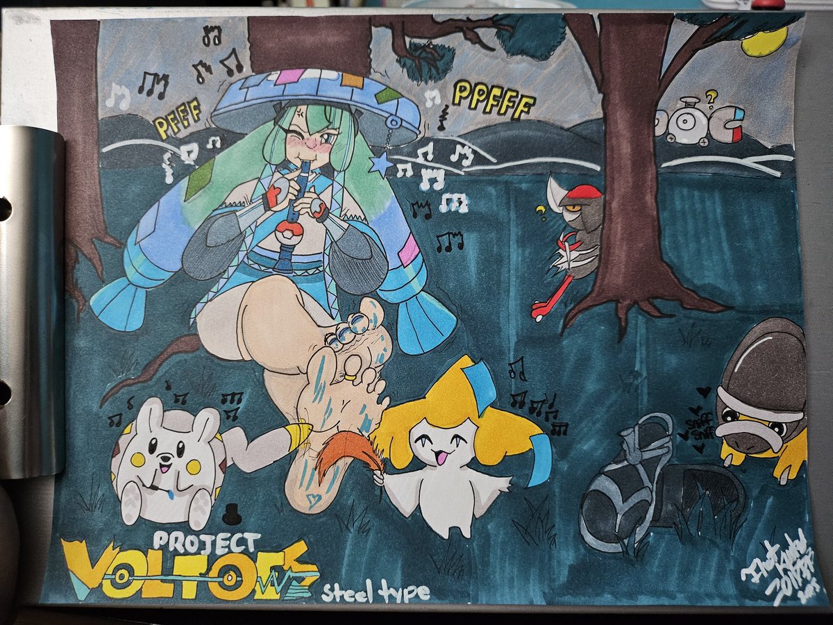 ThatKinkiZombi's tweet photo. Happy Miku Day
This was a collab piece I got to be apart of called #ProjectVoltoes and since I have a Twitter, I can post it here
#feet
#tickling https://t.co/21TXyJPlVI