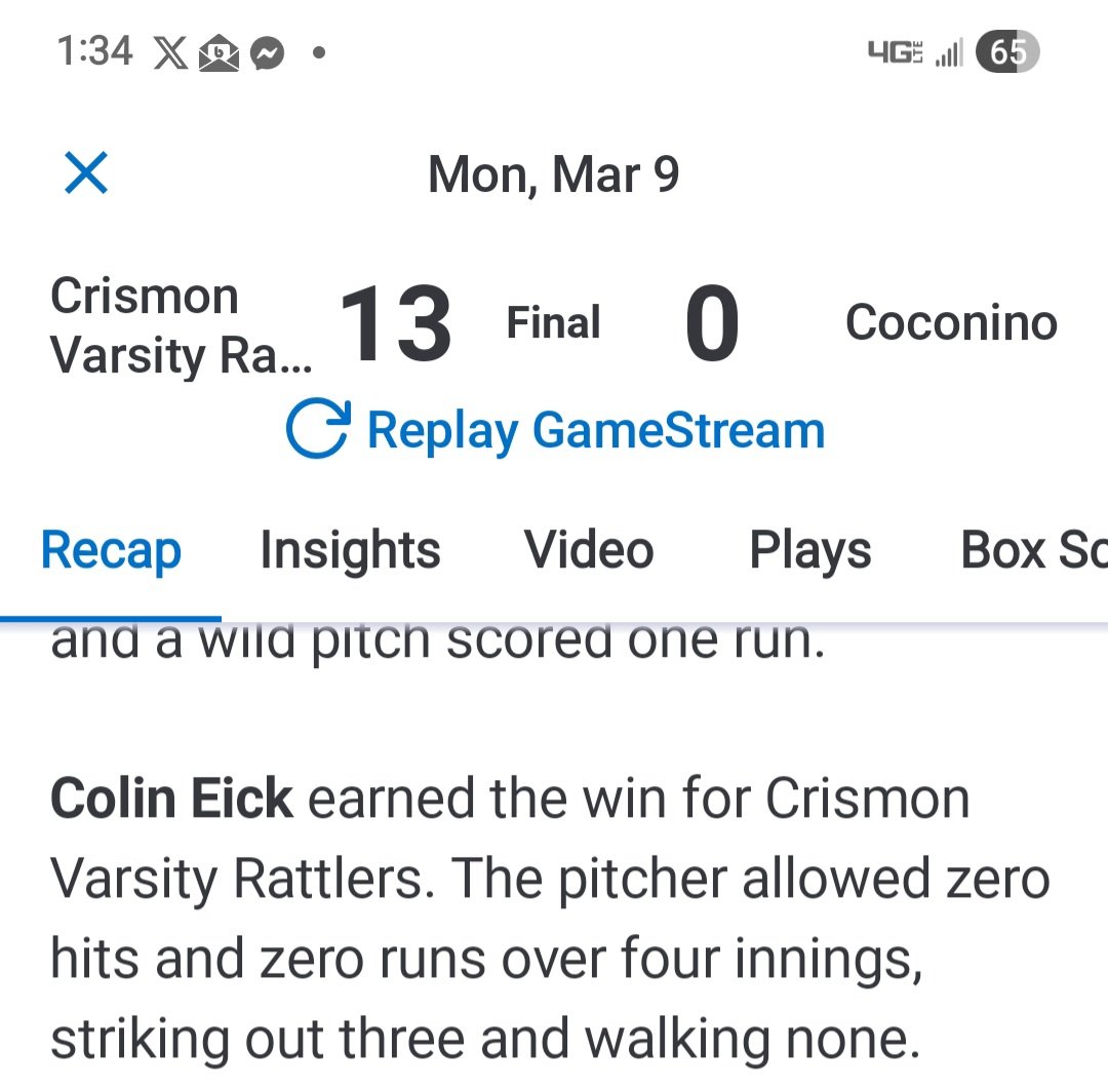 colineick2026's tweet image. Pitched a no hitter today in the Coach Bob Everett Classic with @CrismonBaseball.  Went 4 innings. 3 strike outs.  Felt great on the mound. Looking forward to the rest of the tournament. 

@GregBordes3
@AZSandlot 
@BUuncommitted
#uncommitted2026 #shortstop #2ndbase #pitcher