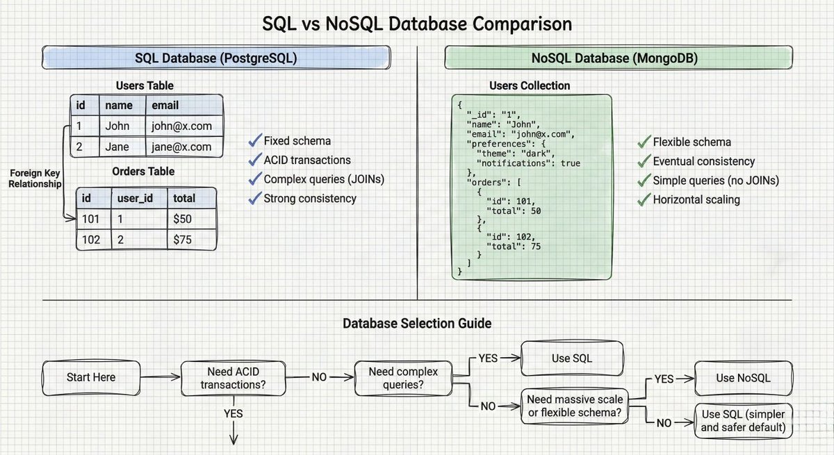System Design Series - Day 2/90 1/8 The decision that destroys most ...