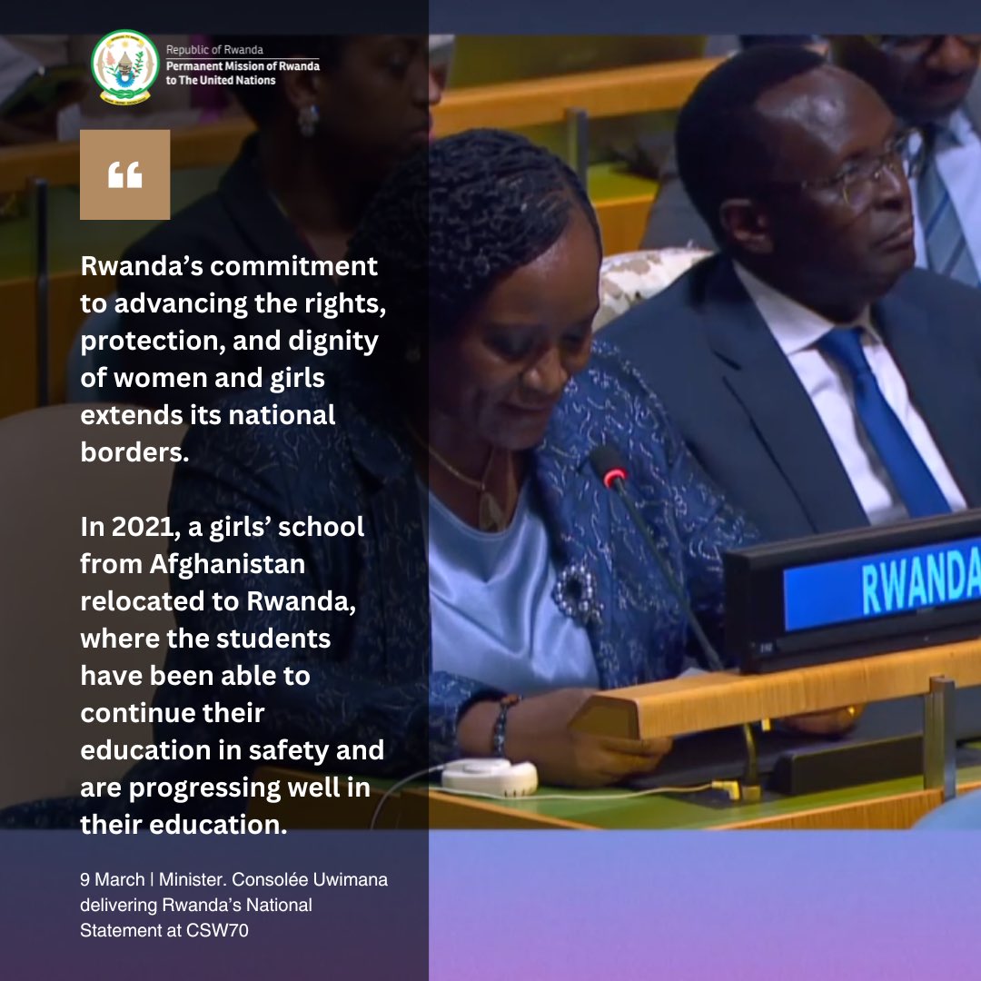 Permanent Mission of Rwanda to The United Nations tweet media