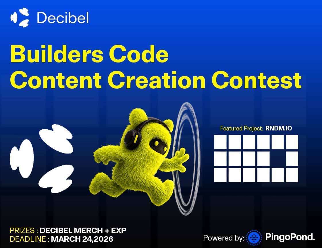 Builders Code Content Creation Contest - RNDM  

<a href="/RNDM_IO/">RNDM</a>  – The ultimate consumer app powered by AI agents. Explore yield, tokenized video products, and more across your favorite chains. 

RNDM : rndm.io

🎯 Your Mission: 
Deep dive into RNDM and test their